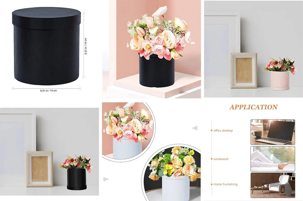 Luxury Round Flower Box With Lid