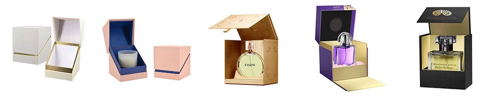 Luxury White Rigid Gift Box With Gold Foil Accent And Flip Lid