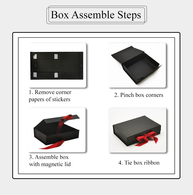 Deep Multiple Colors Luxury Rigid Cardboard Magnetic Closure Lid Gift Boxes