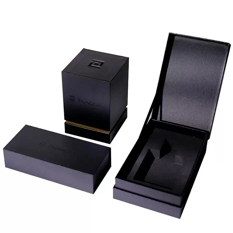 Box regalo Black Rigid di lusso con inserto EVA